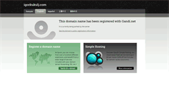 Desktop Screenshot of igorkukulj.com